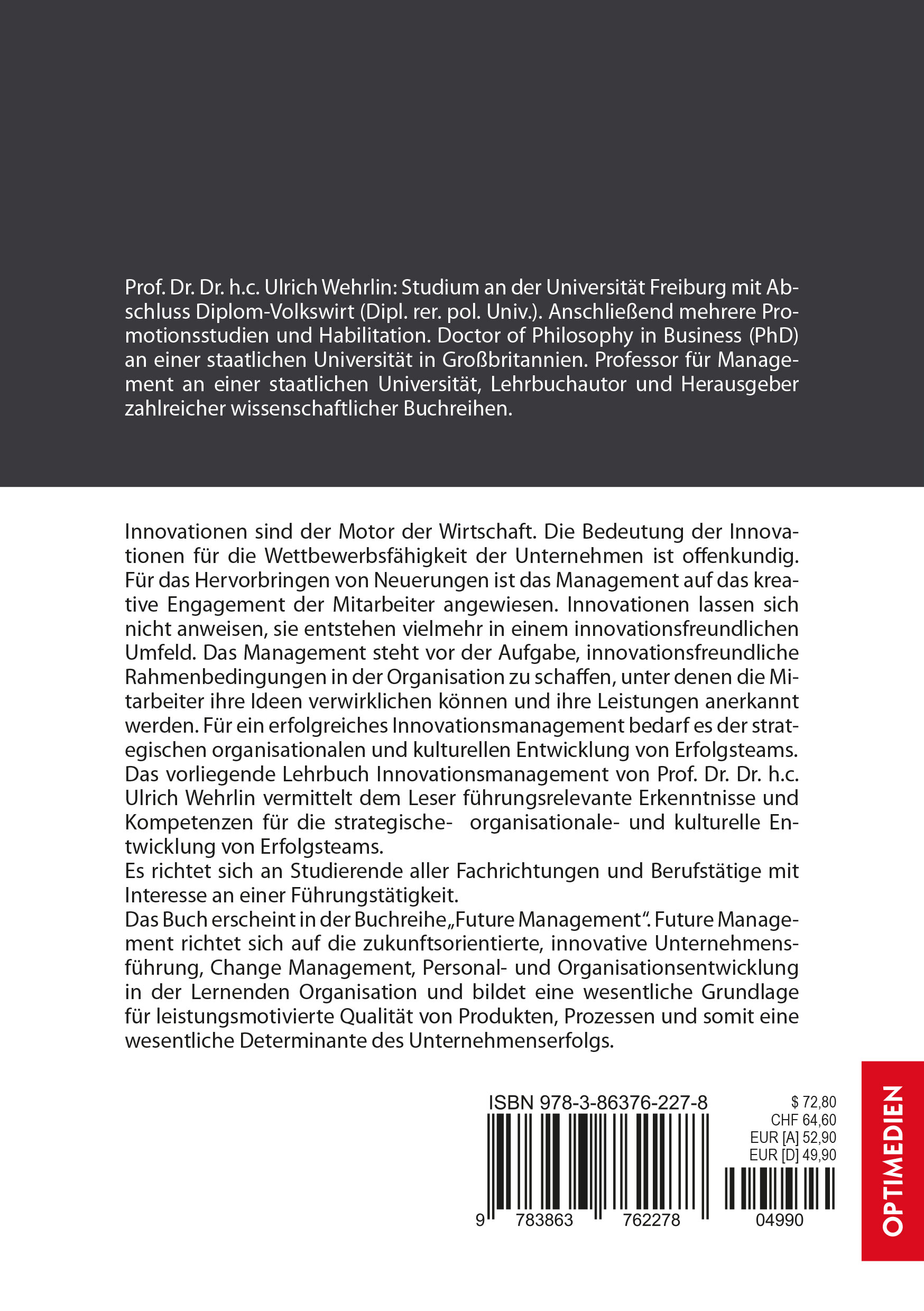 Rückseitencover Innovationsmanagement