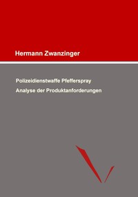 Vorderes Coverbild Polizeidienstwaffe Pfefferspray