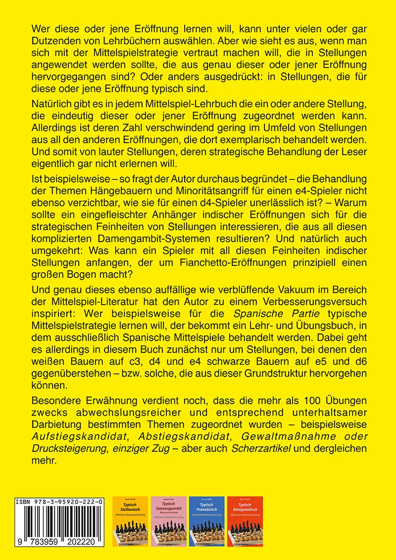 Rückseitencover Typisch Spanisch