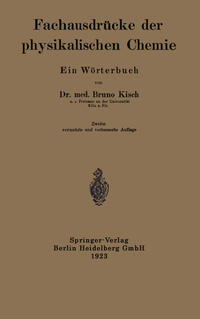 Vorderes Coverbild Fachausdrücke der physikalischen Chemie
