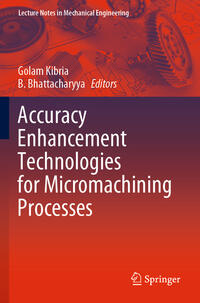 Vorderes Coverbild Accuracy Enhancement Technologies for Micromachining Processes