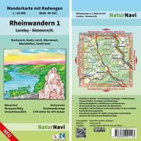 Vorderes Coverbild Rheinwandern 1 - Loreley - Simmern/H.