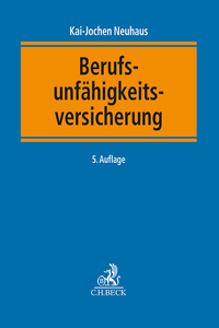 Vorderes Coverbild Berufsunfähigkeitsversicherung
