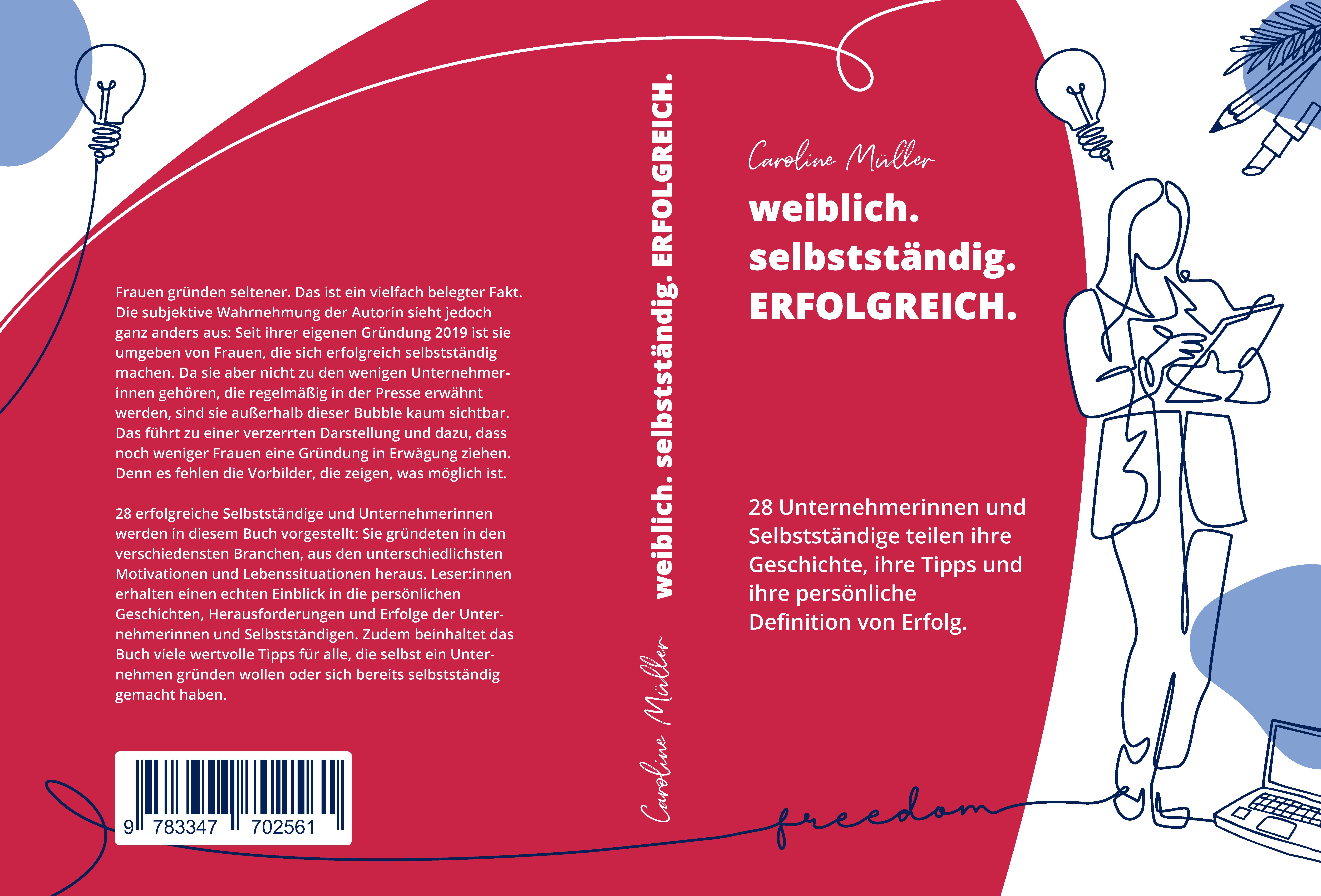 Gesamtes Coverbild weiblich. selbstständig. ERFOLGREICH.