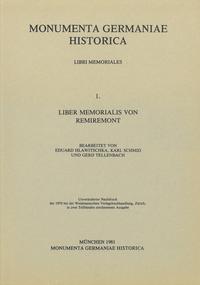 Vorderes Coverbild Liber memorialis von Remiremont