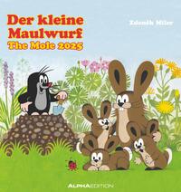 Vorderes Coverbild Alpha Edition - Der kleine Maulwurf 2025 Postkartenkalender, 16x17cm, Kalender mit schönen Illustrationen von Zdenek Miler, Postkarten zum Heraustrennen, zum Aufhängen oder Aufstellen