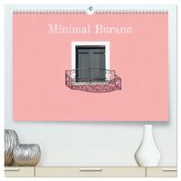 Vorderes Coverbild Minimal Burano (hochwertiger Premium Wandkalender 2025 DIN A2 quer), Kunstdruck in Hochglanz