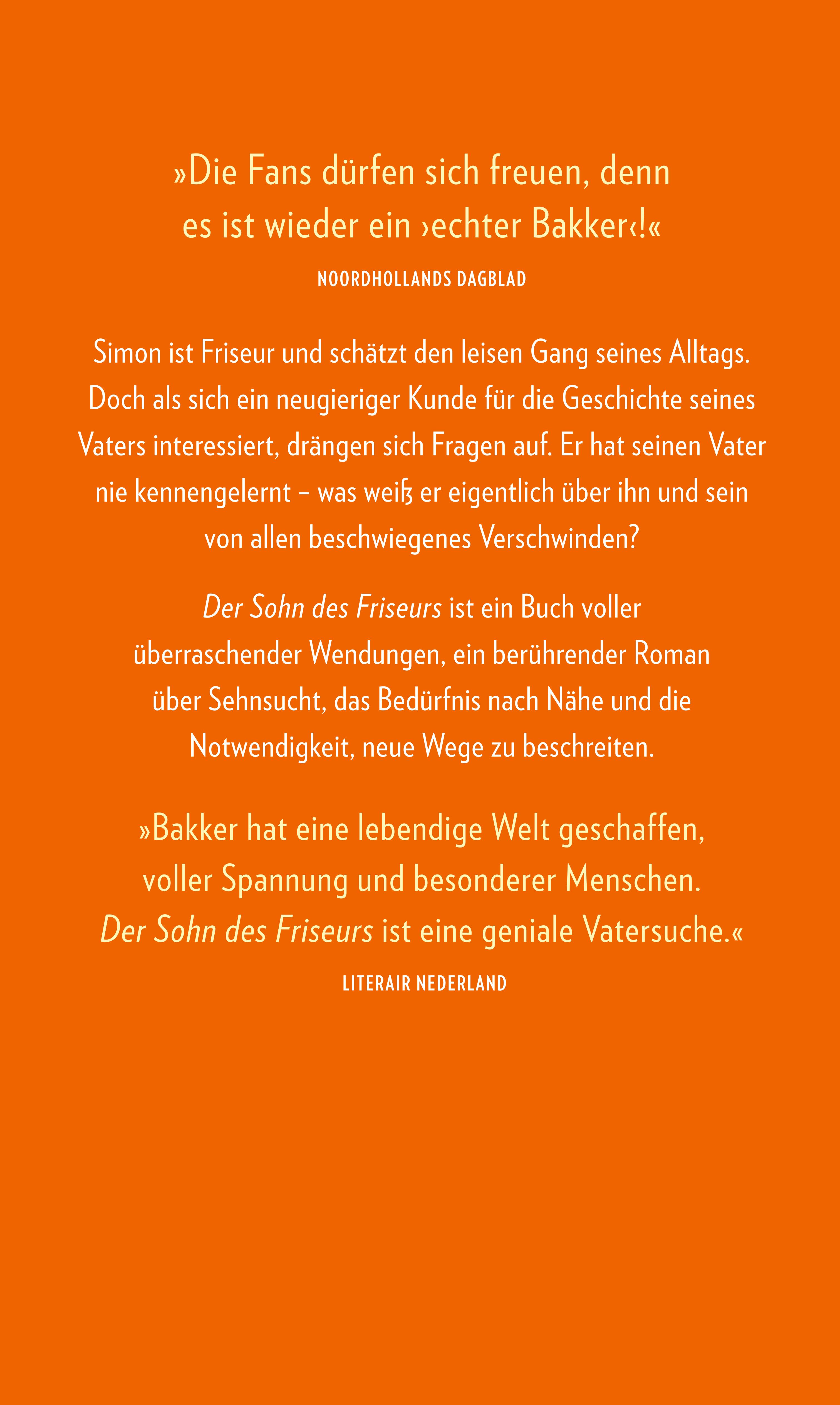 Rückseitencover Der Sohn des Friseurs