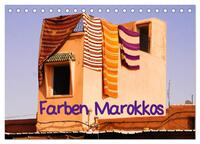 Vorderes Coverbild Farben Marokkos (Tischkalender 2025 DIN A5 quer), CALVENDO Monatskalender