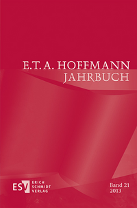 Vorderes Coverbild E.T.A. Hoffmann-Jahrbuch 2013