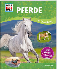 Vorderes Coverbild WAS IST WAS Stickerheft Pferde