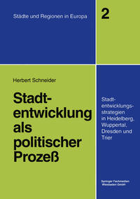 Vorderes Coverbild Stadtentwicklung als politischer Prozeß