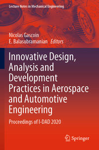 Vorderes Coverbild Innovative Design, Analysis and Development Practices in Aerospace and Automotive Engineering