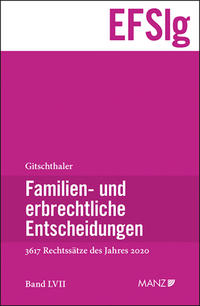 Vorderes Coverbild Familien- und erbrechtliche Entscheidungen EF-Slg