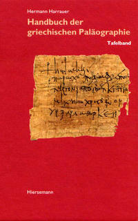 Vorderes Coverbild Handbuch der griechischen Paläographie