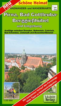 Vorderes Coverbild Radwander- und Wanderkarte Pirna, Bad Gottleuba-Bergießhübel und Umgebung