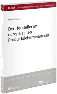 Vorderes Coverbild Der Hersteller im europäischen Produktsicherheitsrecht
