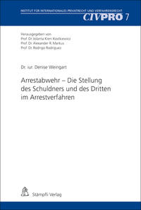 Vorderes Coverbild Arrestabwehr
