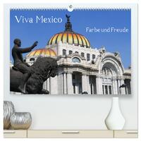Vorderes Coverbild Viva Mexiko - Farben und Freude (hochwertiger Premium Wandkalender 2025 DIN A2 quer), Kunstdruck in Hochglanz