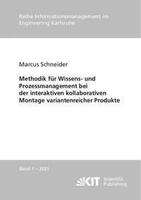 Vorderes Coverbild Methodik für Wissens- und Prozessmanagement bei der interaktiven kollaborativen Montage variantenreicher Produkte