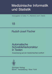 Vorderes Coverbild Automatische Schreibfehlerkorrektur in Texten