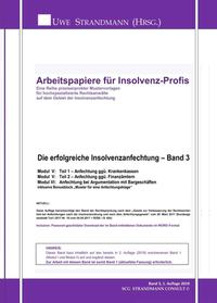 Vorderes Coverbild Die erfolgreiche Insolvenzanfechtung – Band 3