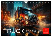 Vorderes Coverbild Truck Fantasien (Wandkalender 2025 DIN A4 quer), CALVENDO Monatskalender