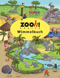 Vorderes Coverbild Zoo Zürich Wimmelbuch