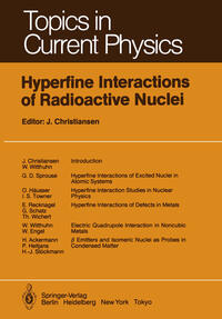Vorderes Coverbild Hyperfine Interactions of Radioactive Nuclei