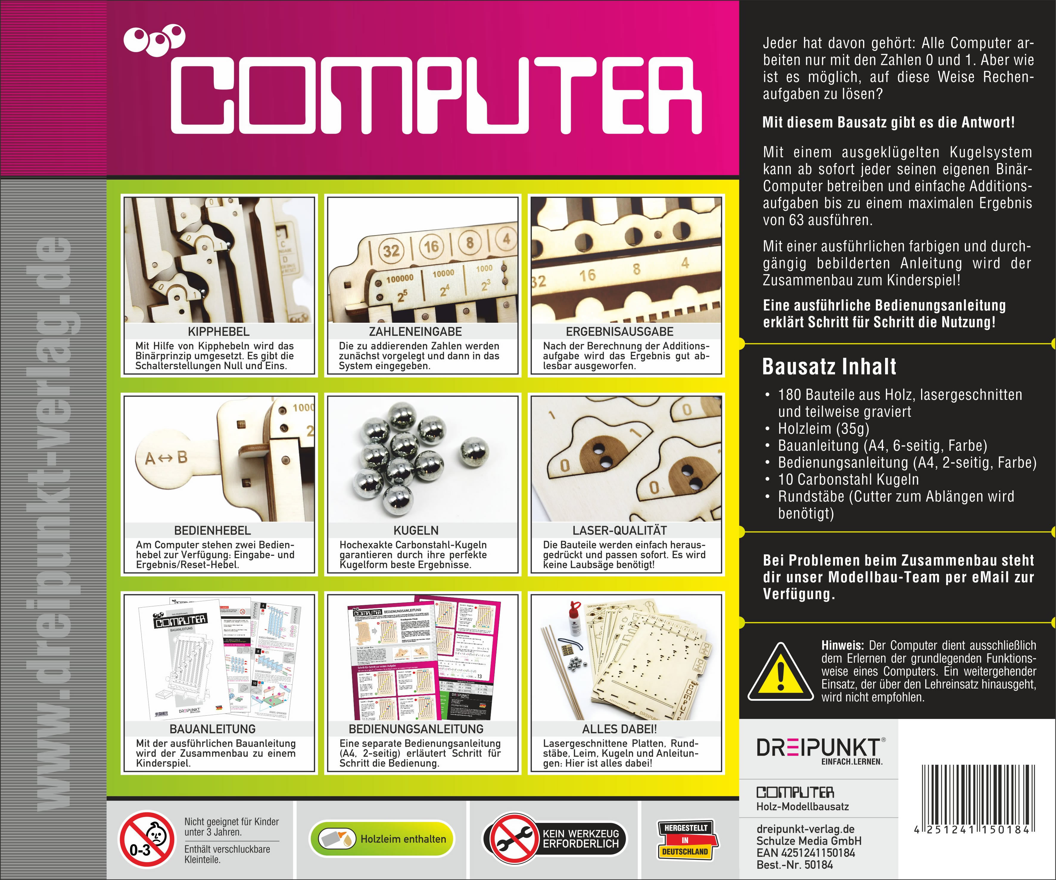 Rückseitencover Bausatz Computer