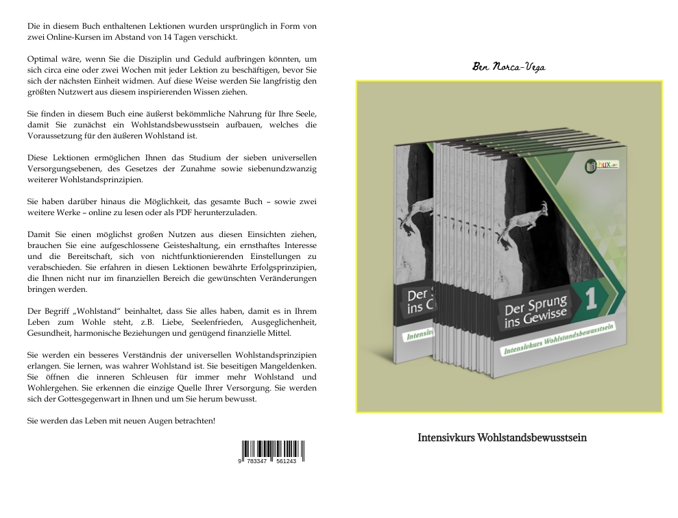Gesamtes Coverbild Der Sprung ins Gewisse