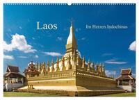 Vorderes Coverbild Laos - Im Herzen Indochinas (Wandkalender 2026 DIN A2 quer), CALVENDO Monatskalender