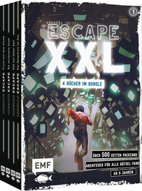 Vorderes Coverbild Escape XXL – über 500 Seiten packende Abenteuer für alle Rätsel-Fans ab 9 Jahren (Band 1)