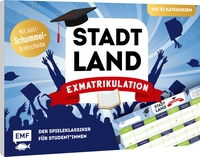 Vorderes Coverbild Stadt, Land, Exmatrikulation – Der Spieleklassiker für Studentinnen und Studenten
