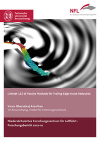 Vorderes Coverbild 'Overset-LES of Passive Methods for Trailing Edge Noise Reduction