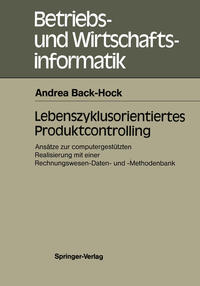 Vorderes Coverbild Lebenszyklusorientiertes Produktcontrolling