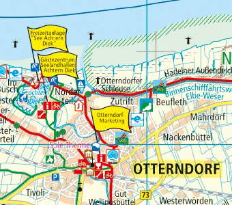Beispielinhalt (Bild) Cuxland - Teufelsmoor, Cuxhaven - Bremerhaven, Bremervörde