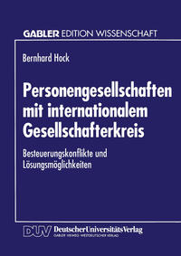 Vorderes Coverbild Personengesellschaften mit internationalem Gesellschafterkreis