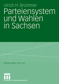 Vorderes Coverbild Parteiensystem und Wahlen in Sachsen