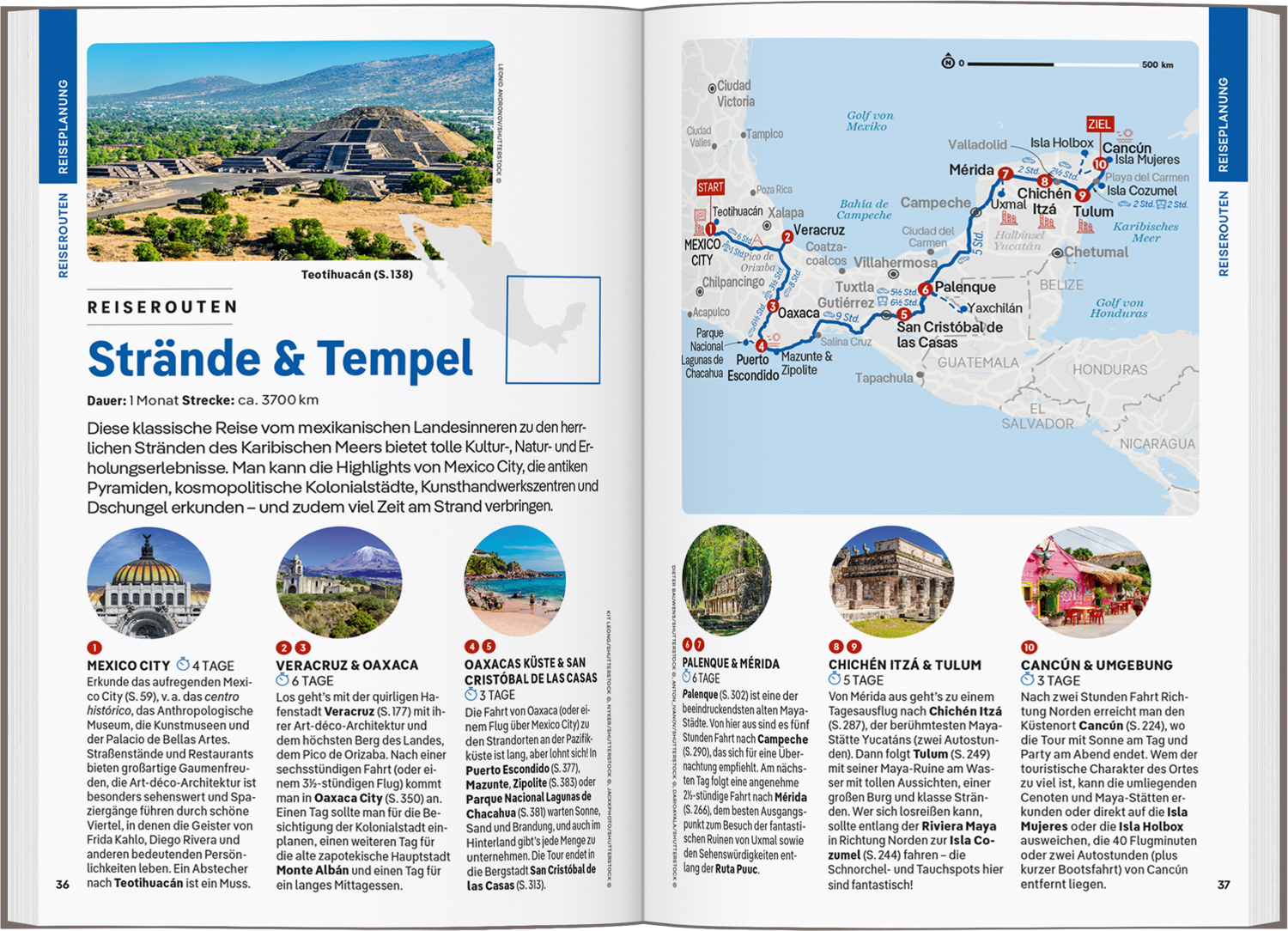 Beispielinhalt (Bild) LONELY PLANET Reiseführer Mexiko