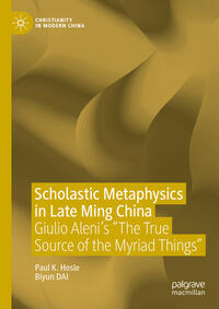 Vorderes Coverbild Scholastic Metaphysics in Late Ming China