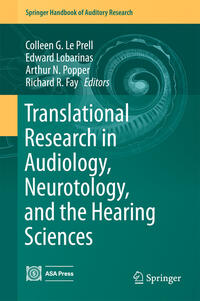 Vorderes Coverbild Translational Research in Audiology, Neurotology, and the Hearing Sciences