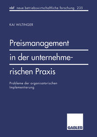 Vorderes Coverbild Preismanagement in der unternehmerischen Praxis