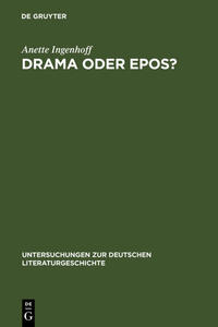 Vorderes Coverbild Drama oder Epos?