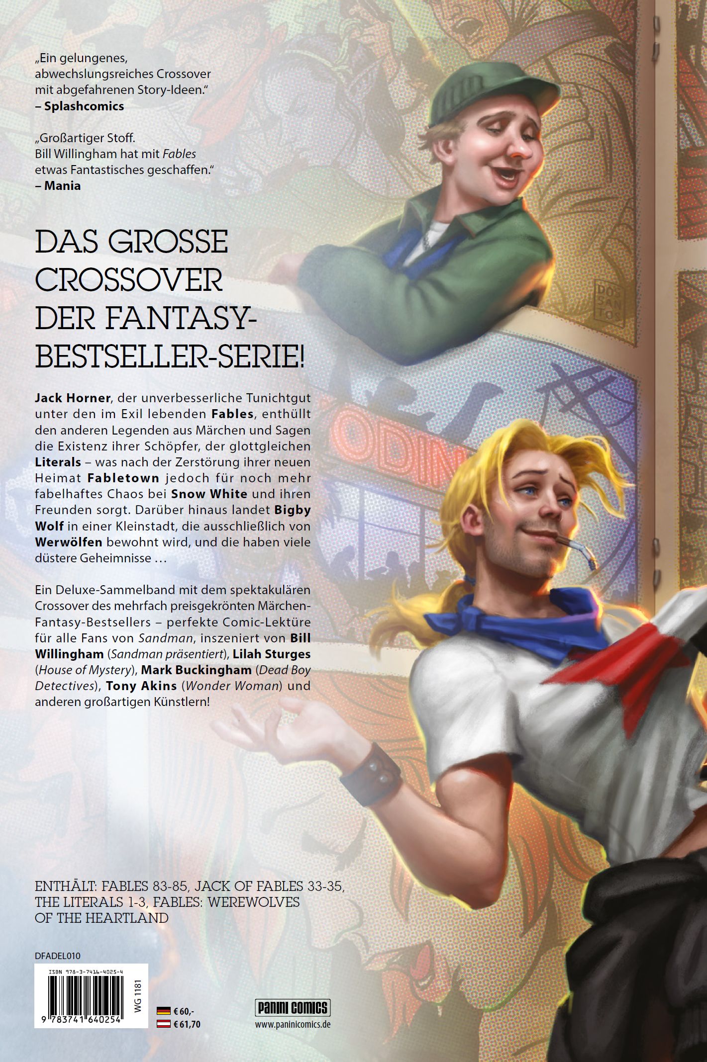 Rückseitencover Fables (Deluxe Edition)
