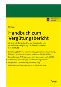 Vorderes Coverbild Handbuch zum Vergütungsbericht