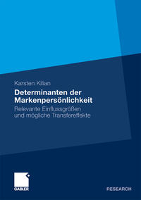 Vorderes Coverbild Determinanten der Markenpersönlichkeit