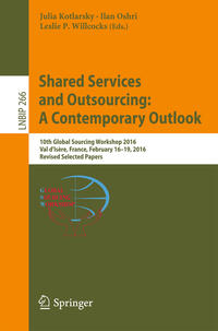 Vorderes Coverbild Shared Services and Outsourcing: A Contemporary Outlook