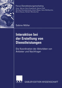 Vorderes Coverbild Interaktion bei der Erstellung von Dienstleistungen
