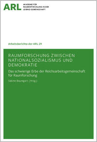 Vorderes Coverbild Raumforschung zwischen Nationalsozialismus und Demokratie
